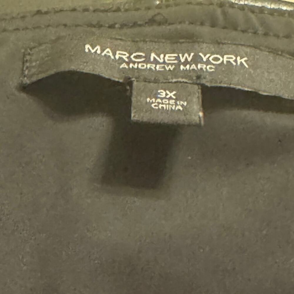 Marc New York Faux Leather Pull-On Pants‎ 3X Black - Picture 7 of 7